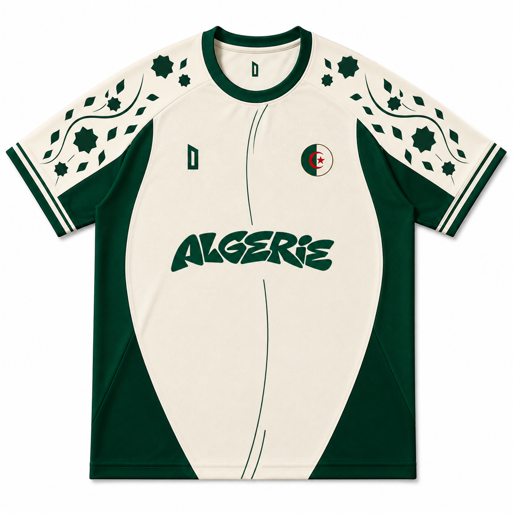 Maillot ALGERIE — Zellige Edition - VERT