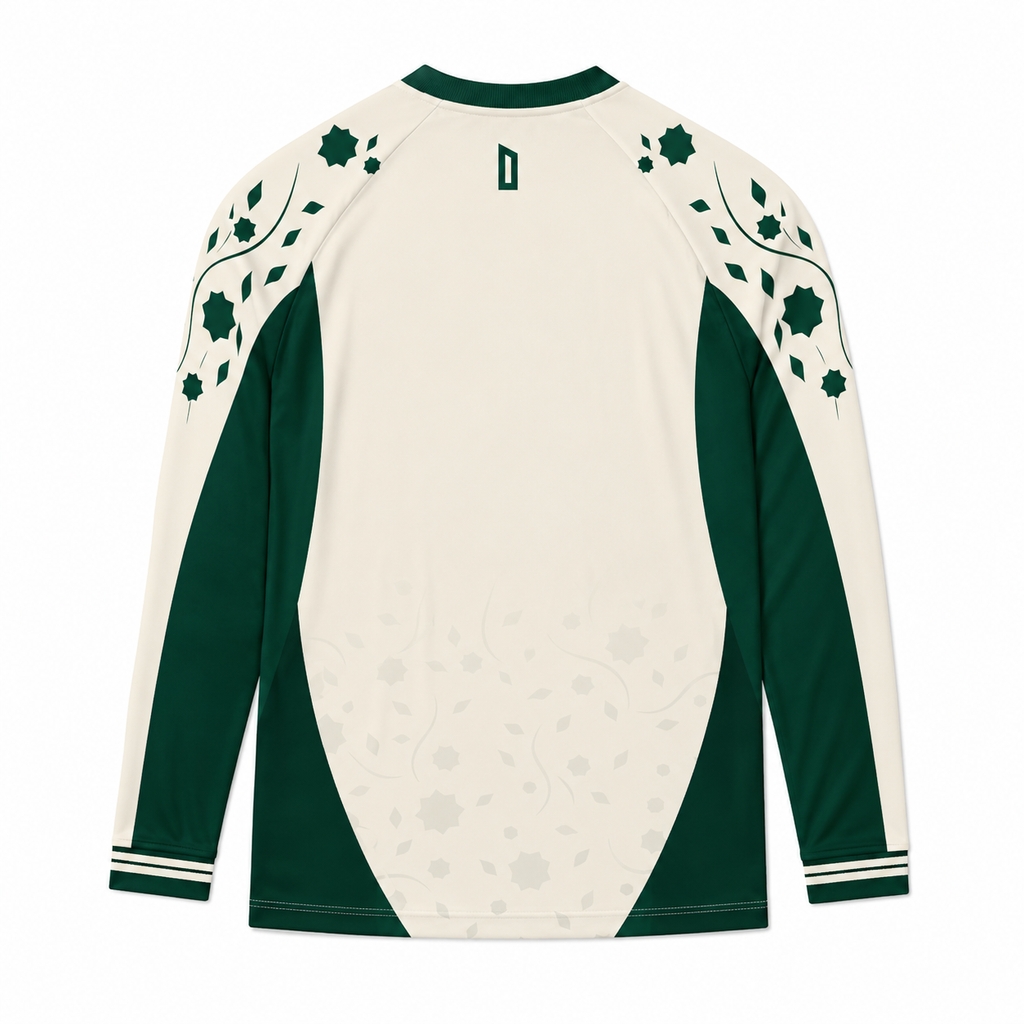 Maillot ALGERIE Long sleeve — Zellige Edition - vert