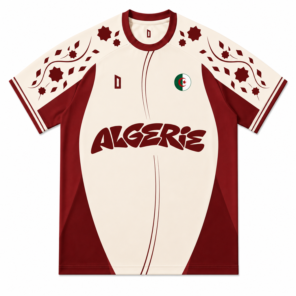 Maillot ALGERIE — Zellige Edition - ROUGE